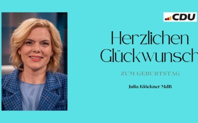 Happy Birthday, Julia Klöckner MdB