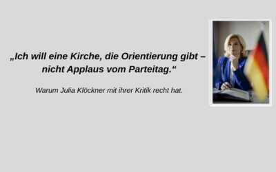 Kirche und Politik – Zeit für Selbstreflexion statt politischer Instrumentalisierung