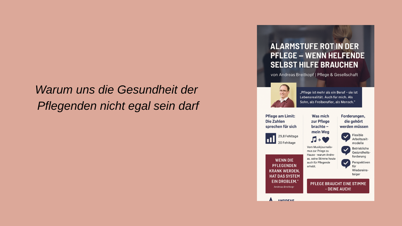 Alarmstufe Rot in der Pflege