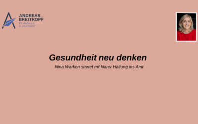 Was die Gesundheitsministerin verbessern will