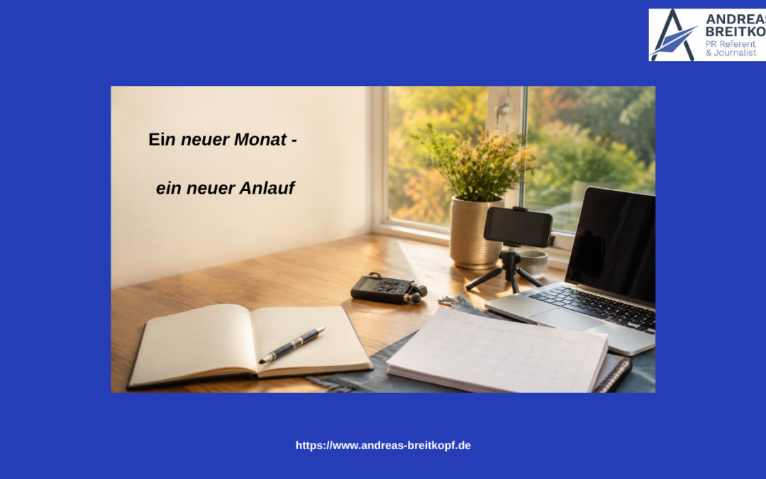 Ein neuer Monat, ein neuer Anlauf